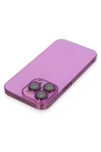 Apple iPhone 14 Pro Max Kılıf Armada Lensli Kapak - Mor