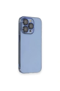 Apple iPhone 14 Pro Max Kılıf Armada Lensli Kapak - Sierra Blue