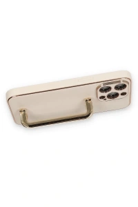 Apple iPhone 14 Pro Max Kılıf Coco Elit Kapak - Gold
