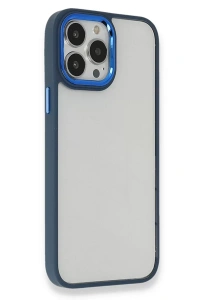 Apple iPhone 14 Pro Max Kılıf Dora Kapak - Mavi