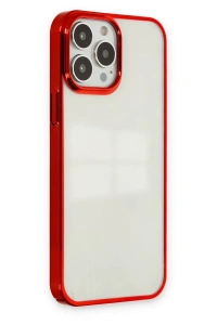 Apple iPhone 14 Pro Max Kılıf Element Silikon - Kırmızı