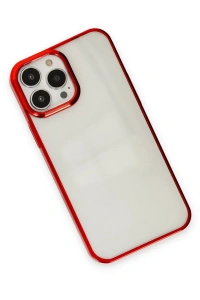 Apple iPhone 14 Pro Max Kılıf Element Silikon - Kırmızı