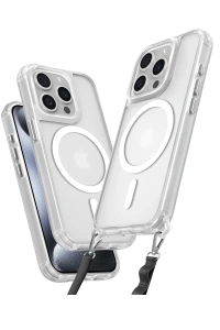 Apple iPhone 14 Pro Max Kılıf Enka Magsafe Silikon Kılıf - Şeffaf
