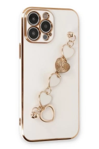 Apple iPhone 14 Pro Max Kılıf Esila Silikon - Beyaz