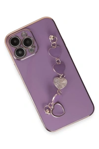 Apple iPhone 14 Pro Max Kılıf Esila Silikon - Mor