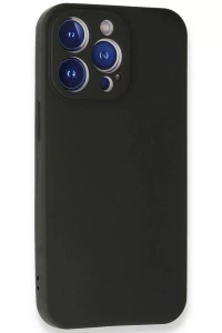 Apple iPhone 14 Pro Max Kılıf First Silikon - Siyah