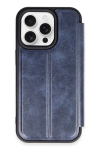 Apple iPhone 14 Pro Max Kılıf Flip Cover - Lacivert