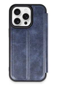 Apple iPhone 14 Pro Max Kılıf Flip Cover - Lacivert