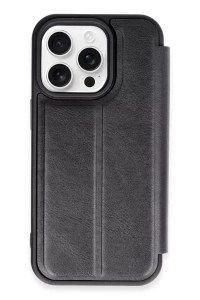 Apple iPhone 14 Pro Max Kılıf Flip Cover - Siyah