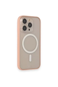 Apple iPhone 14 Pro Max Kılıf Grand Magneticsafe Kapak - Pembe