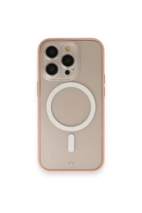 Apple iPhone 14 Pro Max Kılıf Grand Magneticsafe Kapak - Pembe