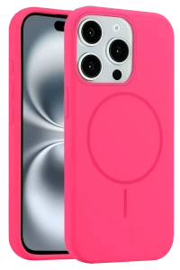 Apple iPhone 14 Pro Max Kılıf Jully Magsafe Kapak - Pembe
