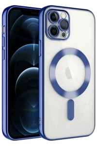 Apple iPhone 14 Pro Max Kılıf Kross Magneticsafe Kapak - Lacivert
