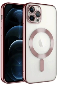 Apple iPhone 14 Pro Max Kılıf Kross Magneticsafe Kapak - Rose