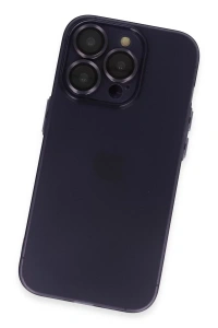Apple iPhone 14 Pro Max Kılıf Luko Lens Silikon - Siyah
