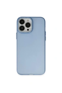 Apple iPhone 14 Pro Max Kılıf Modos Metal Kapak - Mavi