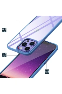 Apple iPhone 14 Pro Max Kılıf Power Silikon - Sierra Blue
