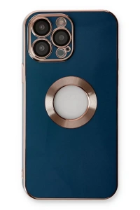 Apple iPhone 14 Pro Max Kılıf Store Silikon - Mavi