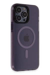 Apple iPhone 14 Pro Max Kılıf Tigra Magsafe Kapak - Derin Mor