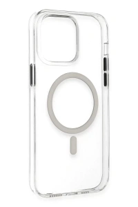 Apple iPhone 14 Pro Max Kılıf Tron Şeffaf Magsafe Kapak - Şeffaf