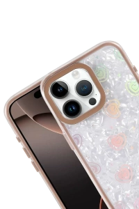 Apple iPhone 14 Pro Max Lumi Desenli Kapak - Çöl Titanyum