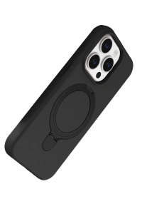 Apple iPhone 14 Pro Max Regal Magsafe Standlı Kapak - Siyah