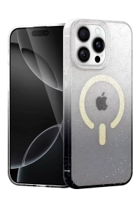 Apple iPhone 14 Pro Pummel Shiny Magsafe Kapak - Siyah