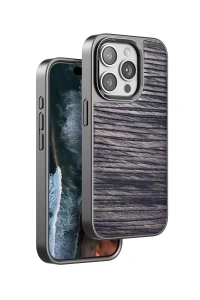 Apple iPhone 14 Pro Wave Kapak - Kahverengi