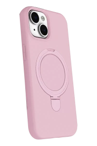 Apple iPhone 14 Regal Magsafe Standlı Kapak - Açık Pembe