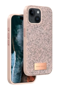 Apple iPhone 15 Bright Simli Kapak - Pembe