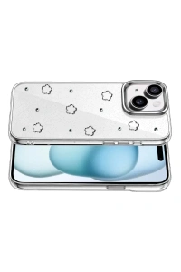 Apple iPhone 15 Fiyonk Desenli Kapak - Desen 2