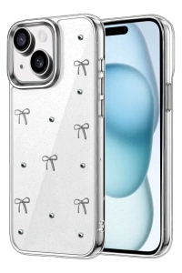 Apple iPhone 15 Fiyonk Desenli Kapak - Desen 5