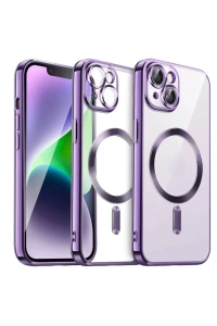 Apple iPhone 15 Kılıf Kross Magneticsafe Kapak - Mor