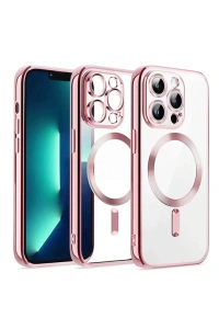 Apple iPhone 15 Kılıf Kross Magneticsafe Kapak - Pembe