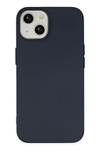 Apple iPhone 15 Kılıf Nano içi Kadife Silikon - Lacivert