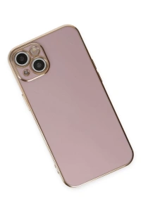 Apple iPhone 15 Kılıf Volet Silikon - Mor