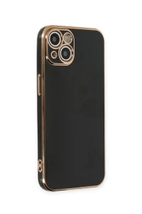 Apple iPhone 15 Kılıf Volet Silikon - Siyah