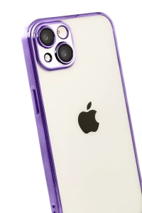 Apple iPhone 15 Lensli Silikon - Mor