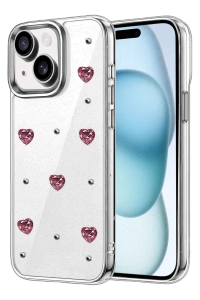 Apple iPhone 15 Plus Fiyonk Desenli Kapak - Desen 3