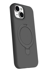 Apple iPhone 15 Plus Regal Magsafe Standlı Kapak - Titan Gri