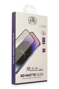 Apple iPhone 15 Pro Bilvis 3D Mat Cam Ekran Koruyucu