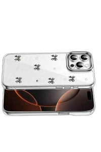 Apple iPhone 15 Pro Fiyonk Desenli Kapak - Desen 8