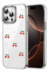 Apple iPhone 15 Pro Fiyonk Desenli Kapak - Desen 9
