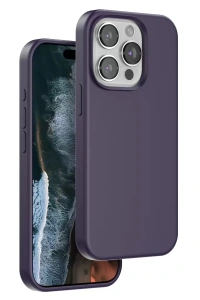 Apple iPhone 15 Pro Home Magsafe Kapak - Derin Mor