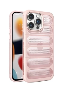 Apple iPhone 15 Pro Kılıf Airmax Silikon Kapak - Pembe