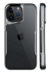 Apple iPhone 15 Pro Kılıf Boyi Silikon Kapak - Titan Gri