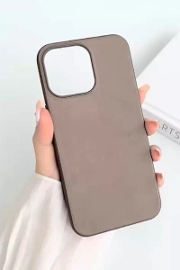 Apple iPhone 15 Pro Kılıf Karen Magsafe Kapak - Kahverengi
