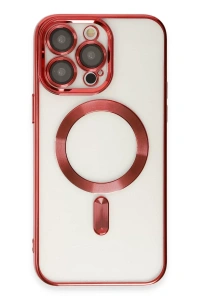 Apple iPhone 15 Pro Kılıf Kross Magneticsafe Kapak - Kırmızı