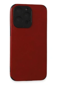 Apple iPhone 15 Pro Kılıf Loop Deri Silikon - Kırmızı