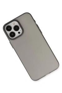Apple iPhone 15 Pro Kılıf Modos Metal Kapak - Siyah